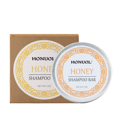 Private Label Natural Organic Handmade Honey Hair Repairing Solid Shampoo Bar Suitable for dry damaged hair