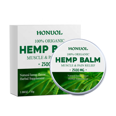 Private Label Natural Hemp Seed Extract Oil Salve Hemp Balm for Pain Relief