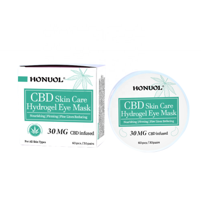 Private Label CBD Eye Mask Hydrating,Moisturizing,Nourishing, Firming, Fine lines Reducing 30MG CBD Hydrogel Eye Patch