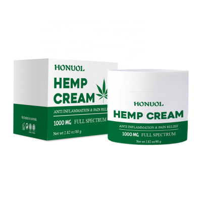 Private Label Natural Hemp Seed Extract Oil Salve Hemp Seed Cream for Pain Relief